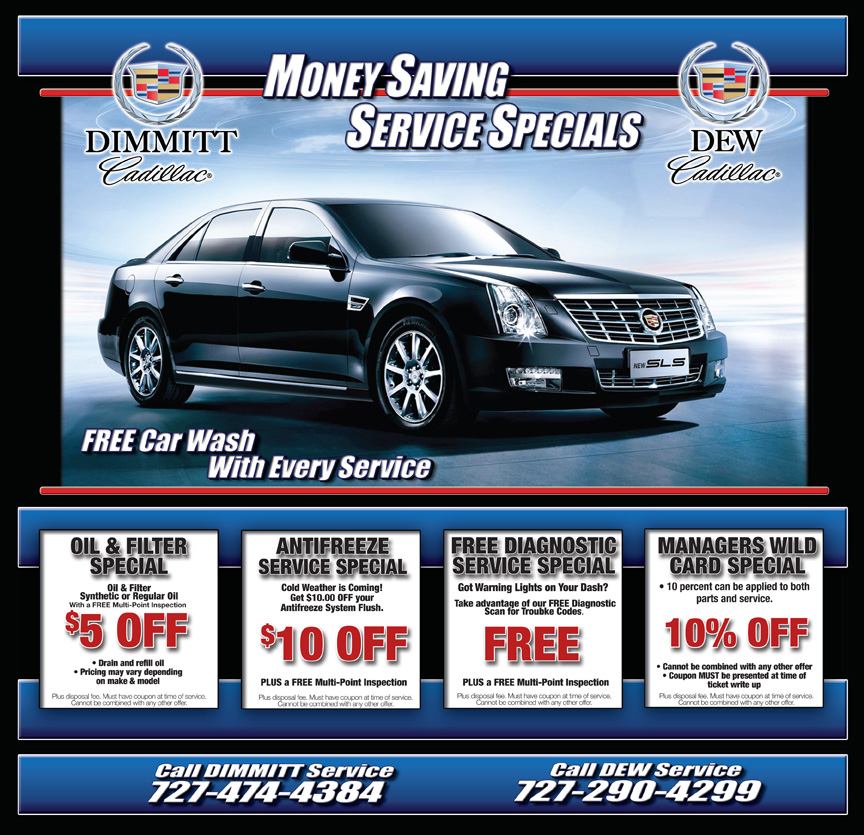 Cadillac Service Savings